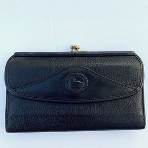GUC Dooney & Bourke Vintage black long wallet.